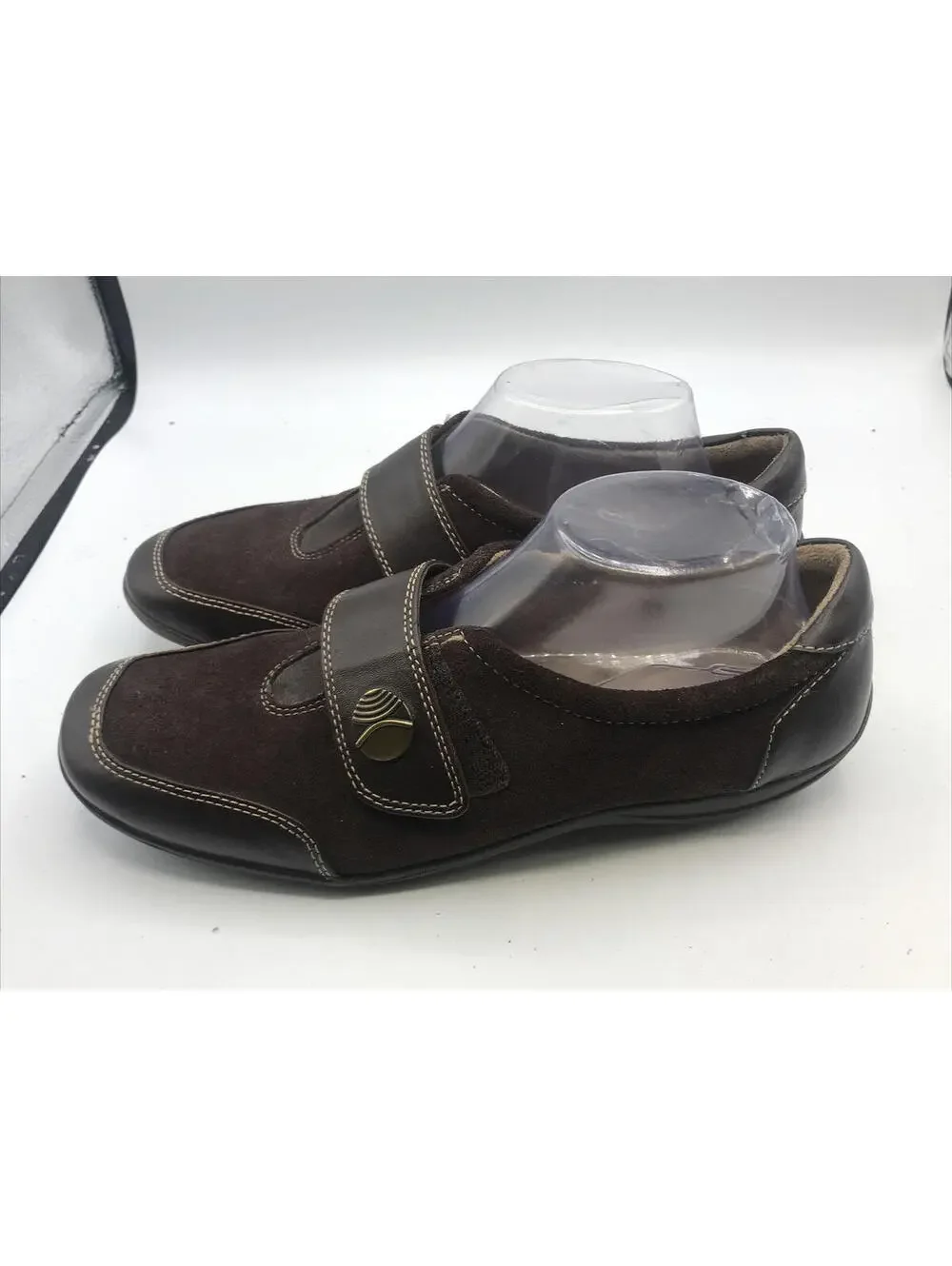 Naturalizer Shoes Women Size 10 M Brown Leather adjustable Shoe